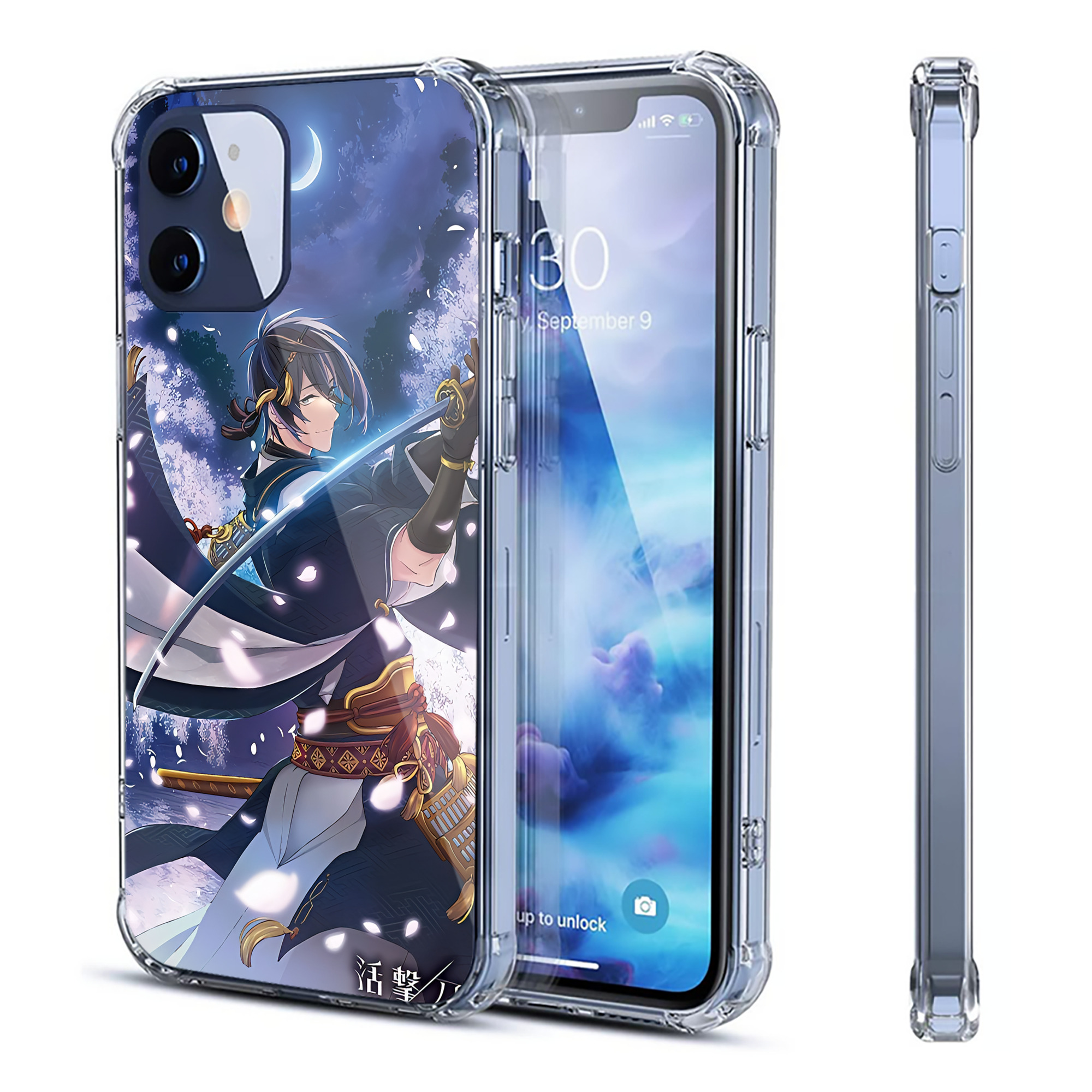 （画像用） 刀剣乱舞 Touken Ranbu 【iPhone 12シリーズ対応】透明スマホケース（クリアソフトケース）